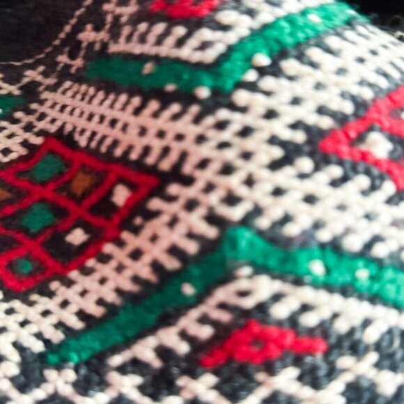 Vintage Handmade Ethnic Kilim Leather LArge Backpack - Picture 15 of 15